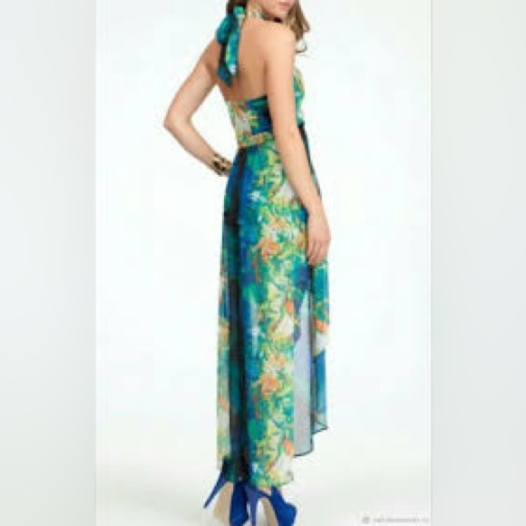 Bebe High Low Tropical Dress, size XS - Picture 13 of 13